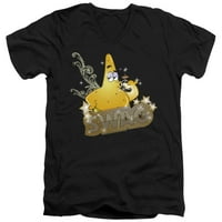 SpongeBob Patrick ima zavarivanje unizirane majicu za odrasle V-izrez