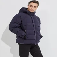 Muška zimska jakna Ležerne prilike pune jakna s kapuljačom s džepovima sa džepovima