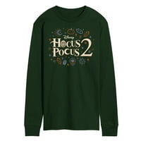 Hocus Pocus - Logo sa ikonama - muške majice dugih rukava