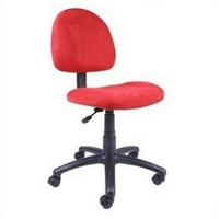 Scranton & Co Moderna tkanina Deluxe uredska stolica za držanje u crvenoj boji