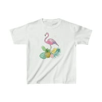 Flamingo ljetna tematska majica djeca teški pamučni tee