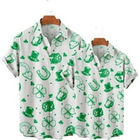 Elbourn muške majice Aloha Beach Funny Poliesterske košulje za košulje za prednje džepove Plus veličine