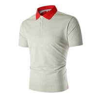 Košulje Corashan Muns, muške ljetne casual prugastog košulja u boji-bloka, stand-up Sollar top, majice za muškarce