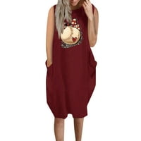 HHEI_K modni ženski ručni otvor bez rukava s otvorenim kratkim haljinama midi haljine za žene