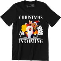 Božić dolazi parodija veseli Xmas Holiday Muška majica