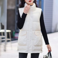 Ženska jakna za slobodno vrijeme Tank za jaknu uzimati prsluk kaput od kruha Trendi zimski kaput žene