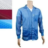 Lagana tkanina, ovratnik rever, pletene manžetne ESD jakna