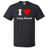 Majica s dugačkom plažom u srcu - volim poklon duge plaže