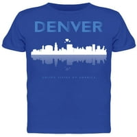 Denver USA Skyline majica Muškarci -Image by Shutterstock, muški medij
