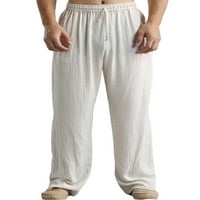 Muški elastični struk casual salon jogger znojne hlače plus veličina labav vježbanje trčanje jogging