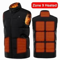 LUMENTO Električna grijana jakna prsluka Muškarci Termalni kaput zagrijava zimsku odjeću Vodootporni vjetroottni kaput toplije USB jastučić za grijanje