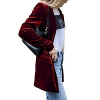 Ženska jakna s dugim rukavima Blazer Open Front Cardigan kaputi odjeća