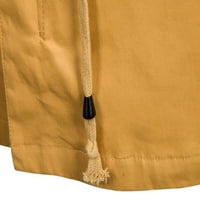 Muška opružna jakna duksela sa dukselom sa zatvaračem, ležerna kaputa za vjetrovitosti casual odjeća za kapuljače