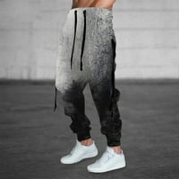 Pedort Plus size Teretne hlače za muškarce Fit pantalone trčanje joggers tweatpants sivi, 2xl