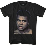 Muhammad Ali Big Face Crna za odrasle majica