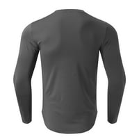 Košulje za muškarce Proljeće i ljetni fitness Sportski Brzi suhi dugi rukav čvrsti bolovi učvrsne masene