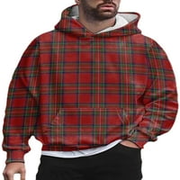 Prednji ručni duksevi za muške pulover Sportske dukseve Mekana mješavina Fleece s kapuljačom sa džepom