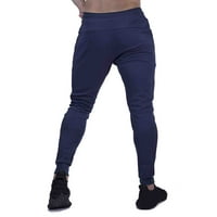 Muškarci Ležerne hlače muške proljeće casual fitness trkački pantalona za crtanje labavih struka Boja podudaranja hlače džep labavi
