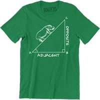 Hipotenuse susjedni nasuprot trouglam geometrija matematičke majice