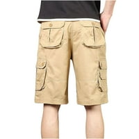 Golf kratke hlače, muške casual solidne boje na otvorenom Radni pantalona na plaži Teretna kratke hlače