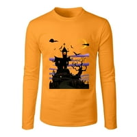 Košulje za muškarca Ležerne prilike, Jesen zimski dugi rukav o vratnim tiskanim majicama