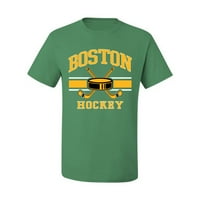 Divlji Bobby Grad Boston Hokej Fantasy Fans Sports Muška majica, Kelly, X-Veliki