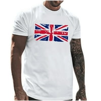 Muška Engleska Zastava zastava T majica Bluza Okrugli vrat kratkih rukava majica majica