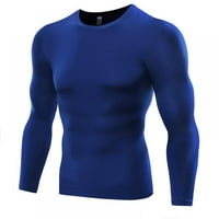 Magazine Boje New Muška Sport Majica Dugih rukava Brze suhe muške tekuće majice Teretana odjeća Fitness Top Musher Soccer Jersey Hot