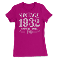 Rođena majica Vintage - datum dospijeća koji treba odrediti