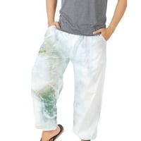 MAFYTYTPR vruća prodaja danas Muške hlače zazor muške modne protoke labave elastične plaže atlezure tiskane pantalone
