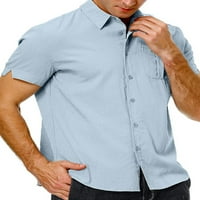 Beiwei Muškarci Havajska majica sa punim bojama sputa labava bluza Muške sa džepovima Dnevna habanje