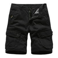 Leey-World Cargo Hlače Muške casual hlače Klasične pamučne teretne hlače Radne pantalone s više džepova