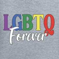 Zauvijek LGBT Pride muški majica s dugim rukavima, Heather Grey, Mali