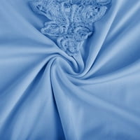 Hesxuno hladnim vrhovima za žene, modne žene čipke patchwork čvrste bluze tunika mekani udobni vret