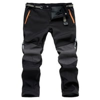 NIUER MUŠKI GENDEN Pješačke hlače na otvorenom planine Skijaške pantalone Softshell vodootporne podstavljene hlače sa džepovima
