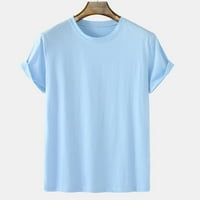 Muške majice Summer Casual okrugli izrez Pulover pulover šarama rukava majica muške plaže