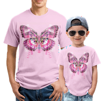 3D ispisana majica leptira Popularni sačići na vratu Obiteljske majice Majica Dječje majice za porodicu