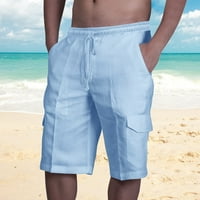 GUZOM muške kratke i velike muške kratke hlače - trendy opušteni fit casual petorka hlače sa pet pointi