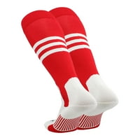 Baseball Stirrup čarape uzorak B - Scarlet White, mali