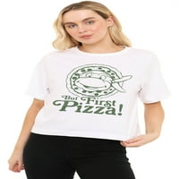 Tinejdžer Mutant Ninja kornjače TMNT, ali prva pizza Ženska bokserska majica