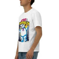 Muški real Ghostbusters marshmallow napada službena majica pamučni modni casual okrugli vrat kratkih