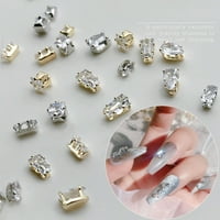 Ukrasi za nokte Glitter Nail Art Cubic cirkonija sjajni nakit nakita za nokte za žene za žene
