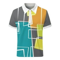 DTIDTPE majice za muškarce, proljeće i ljetni rever sa patentnim zatvaračem ED ma košulja Top Muns Tops
