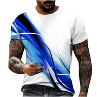Muška košulja za vježbanje kratkih rukava Gyms Gyps Graphic Print Slim Fit Ležerne prilike The Majice