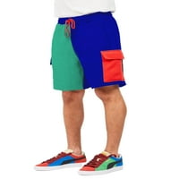 Bomotoo muns sportski mini pantalone sa džepovima dna elastična struka kratke hlače Ležerne prilike ljetne kratke dukseve teretane Green Royal Blue S