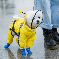 Pas kaput - vodootporni pas kaput s pončo s kapuljačom i reflektirajućom trakom, lagana kišna kiša pončo za male srednje velike pse, slatka pčela za kućnu ljubimcu