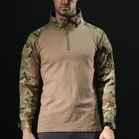 FESFESFES majica s dugim rukavima za muškarce Trening odijelo Muški vrhovi Zipper dugih rukava majica Workout Duks prodaja stavkama