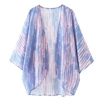 Žene Print Tops Šifonska plaža Kimono dugačak kardigan bluza šal na vrhu odjeća za odjeću