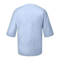 Dizajnerski proljetni ljetni muškarci Ležerne prilike pamučne posteljine, majice s dugim rukavima Košulje