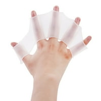 Tepsmf silikonska ručna peraja za ručnu pejpule plivanje Pločina vebne kože rukavice plus plus neonska